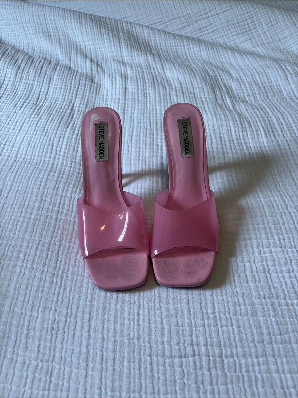 Steve Madden Barbie Pink Slide Sandals